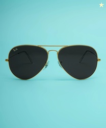 Ray-Ban Gradient, UV Protection Aviator Sunglasses (62) (For Men, Gree