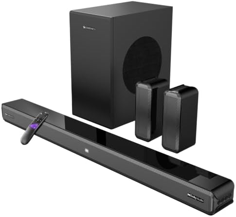 ZEBRONICS Juke Bar 9510WS PRO Dolby 5.1 CH Wired Speaker, 600W Dolby A