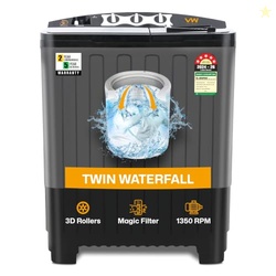 VW Visio World 7.5 kg 5 Star Aqua Spin Semi Automatic Top Load Washing