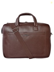 Police Mens Brown Anthony Stylish Laptop Bag