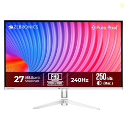 Zebronics 27 Inch FHD Gaming Monitor, 240Hz Refresh Rate, 1ms MPRT, An