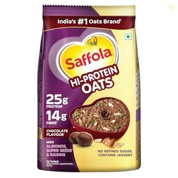 Saffola 25g High Protein Oats | 14g Fibre | 400g | No Refined Sugar | 