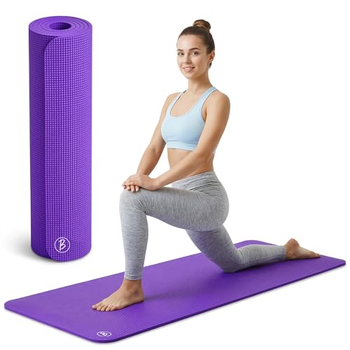 BTfash Premium PVC Yoga Mat for Women & Men | Anti-Slip Exercise & Gym