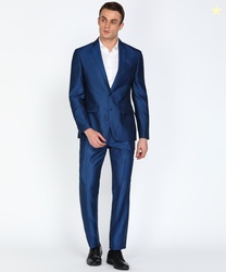 PARK AVENUE Men SB2 BASIC NOTCH LAPEL-REGULAR FIT Self ...