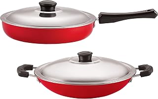 Nirlon Non-Stick Aluminium Healthy Cookware Kitchen 2 Pieces Combo Set