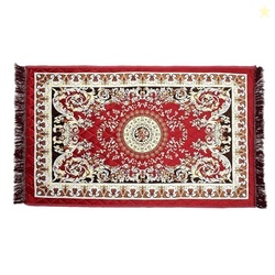 BENAVJI Traditional Floral Printed Carpet Rug for Living Room | Soft F