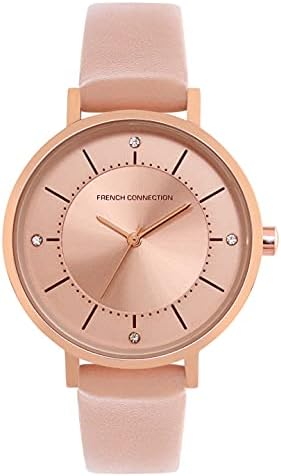 French Connection Analog Women's Watch (Dial Colored Strap)