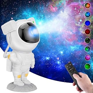 Plastic Astronaut Light Projector 360 Galaxy Star Projector with Timer