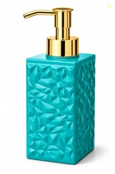 Quace Modern Textured Liquid Soap Dispenser for Bathroom & Kitchen Sin