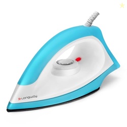 Longway Kwid Light Weight Non-Stick Teflon Coated Dry Iron Electric Ir