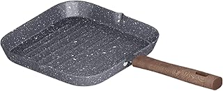 Lifelong LLCKG01 Aluminium Die Cast Grill Pan 24 CM| Non-Toxic| Gas St