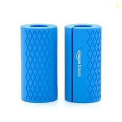 Amazon Basics Thick Dumbbell & Barbell Grips | Non-Slip Rubber Grips |