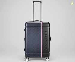 Tommy Hilfiger Millennia X Mid Hard Luggage - Black |Check-in Trolley 