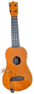 Popo Toys 4-String Acoustic Plastic Guitar Learning Kid...