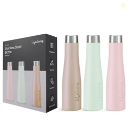 Lifelong Stainless Steel Water Bottle 900ml (Pack of 3)
