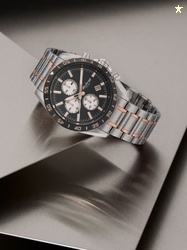 Titan Octane Chronograph Analog With Black Dial Watch For Men - Nt9010