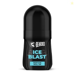 Beardo Ice Blast Perfume Roll-On 50ml for Men | Long-Lasting Menthol F