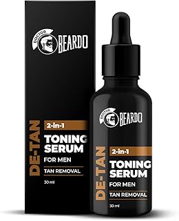 Beardo 2-in-1 Detan Serum + Toner For Men, 30ml | Face Serum For Men |