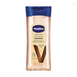 Vaseline Intensive Care Coconut Restore Body Oil | with Coconut Oil | 