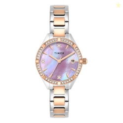 TIMEX Round 29mm Pink Dial Analog Women Watch - TWEL29903