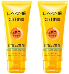 LAKM Sun Expert Spf 50 Gel For All Skin Types, 50 G (Pack Of 2)