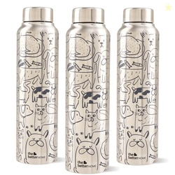 The Better Home Stainless Steel Water Bottle 1 Litre | Water Bottles f