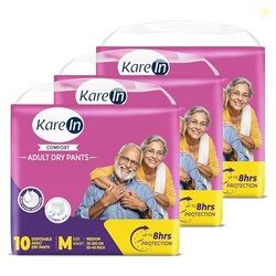 Karein Comfort Adult Diaper Pant M Size, Medium, Waist (75-100 cm 30"-