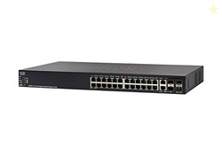 Cisco SG550X-24 Stackable Managed Switch | 24 Gigabit Ethernet (GbE) P