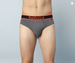 Van Heusen Cotton Men Colour Fresh Briefs - Neon Elasticized Waistband