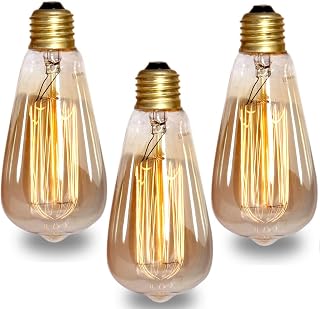 Groeien 40W Industrial Pendant Filament Light Bulb with Vintage Antiqu