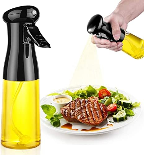 Oil Sprayer For Cooking, 210Ml Glass Olive Oil Sprayer Mister, Olive O