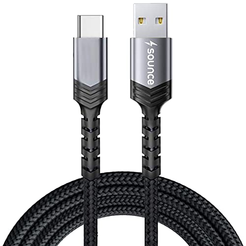 Sounce USB To Type C 3A (66W) Fast Charging Cable Braided Cable For Mo