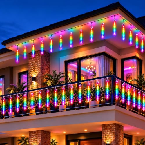 Desidiya Rain Drop LED Meteor Shower Diwali Lights for Decoration for 