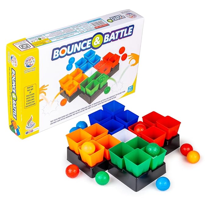 Ratna's Bounce & Battle Multiplayer Activity Floor Party Games for Kid