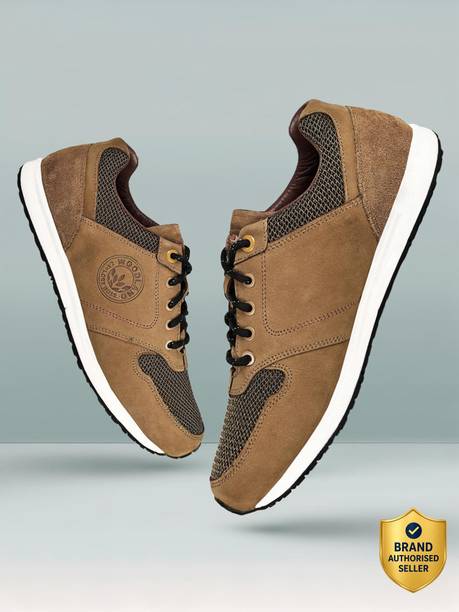 WOODLAND Lace Up Lightweight Breathable Comfortable Daily Use Casuals 
