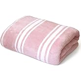 Cortina Stripe Printed Towels for Bath (70 x 140 cm) 380 GSM Microfibe