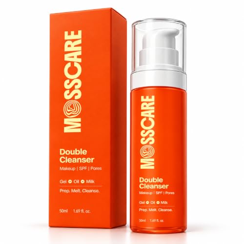 Mosscare Double Cleanser | Makeup & SPF Remover Facewash | Hydrated Sk