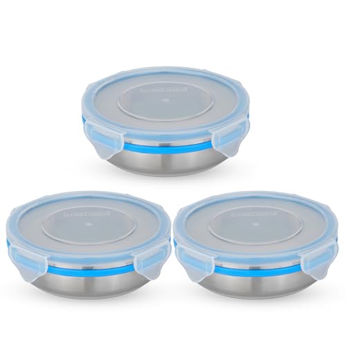 STEELLOCK Stainless Steel Airtight Container| Leak Proof Tiffin Lunch 