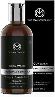 The Man Company Activated Charcoal Body Wash - 250ml | Anti Pollution 