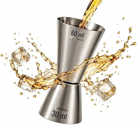 Stainless Steel Peg Measure 30ml 60ml Jigger | Bar Cocktail Measure fo