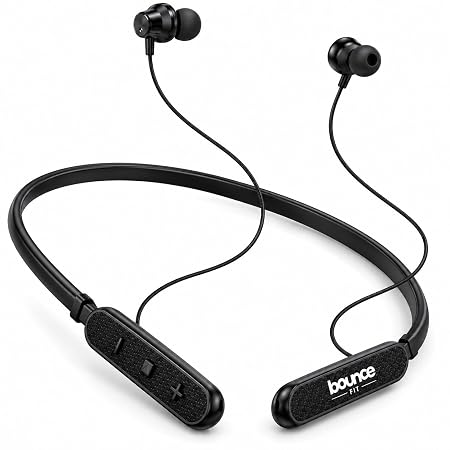 Bouncefit Sonic 144 Bluetooth Wireless Neckband, 30H Continuous Playba