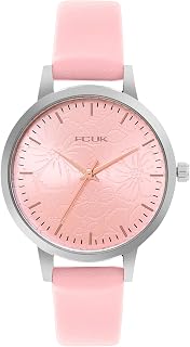 FCUK Analog Pink Dial Quartz Watch for Women - FK00036E