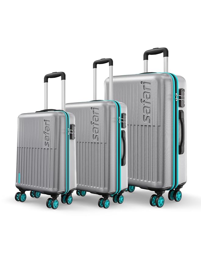 Safari Astra Neo 8 Wheels Set of 3 (Cabin + Medium+Large) Trolley Bags
