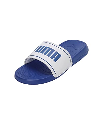 Puma unisex-adult Slide Max Royal Sapphire-White Slide Sandal - 8 UK (