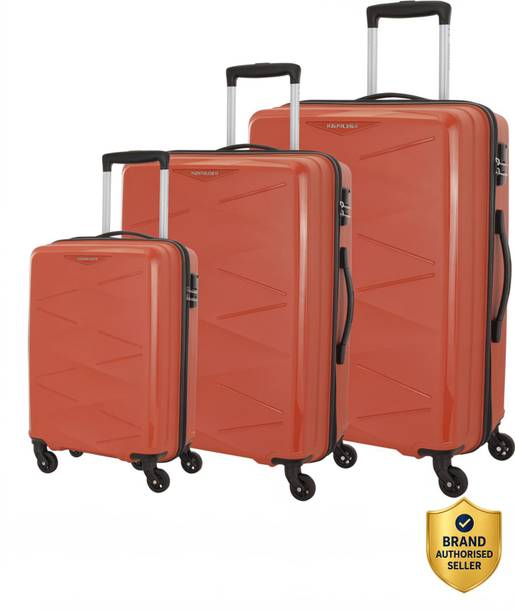 Kamiliant by American Tourister Hard Body Set of 3 Luggage 4 Wheels - 