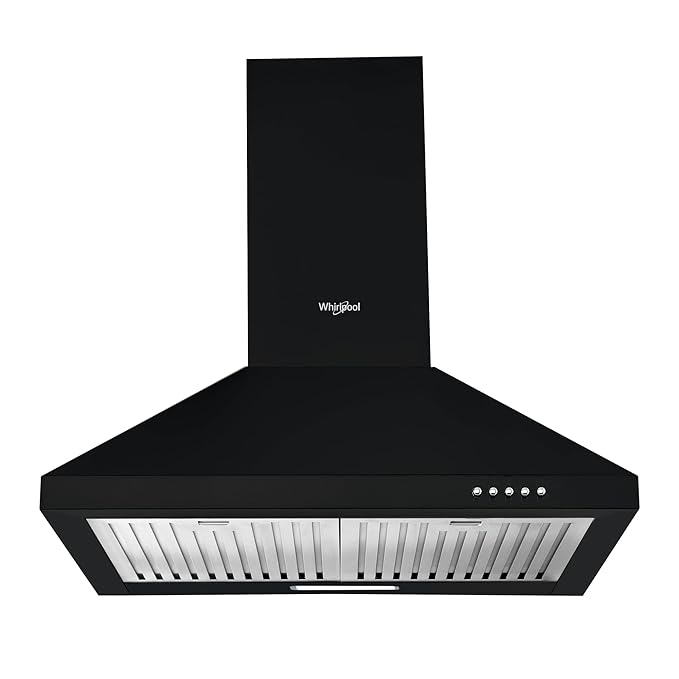Whirlpool 60cm 1200 m3/hr Baffle Filter Kitchen Chimney with 5 Years W
