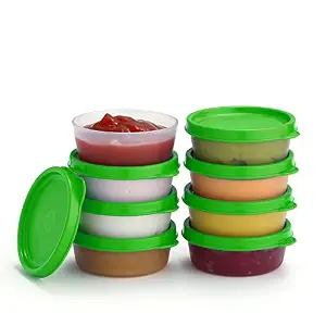 Signoraware Mini Mate BPA Free Plastic Containers Set (70ml x 8 | Set 