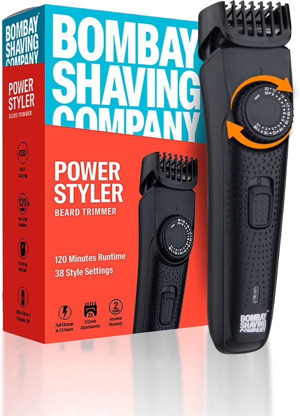 BOMBAY SHAVING COMPANY Flash Charging Men Beard Trimmer 120 min ...mor