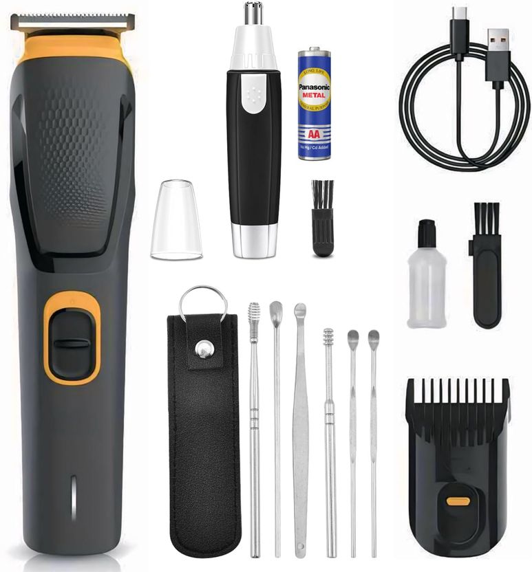GRUMI Stylish Personal care Beard Hair Trimmer With Ear Cleaning ...mo