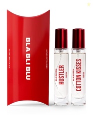 BLA BLI BLU Hustler & Cotton Kisses Unisex Perfume Combo|15mlX2|Long L